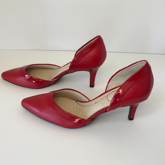 LifeStride Women's  Saldana Red Pump Sz 7.5 - Picture 5 of 11
